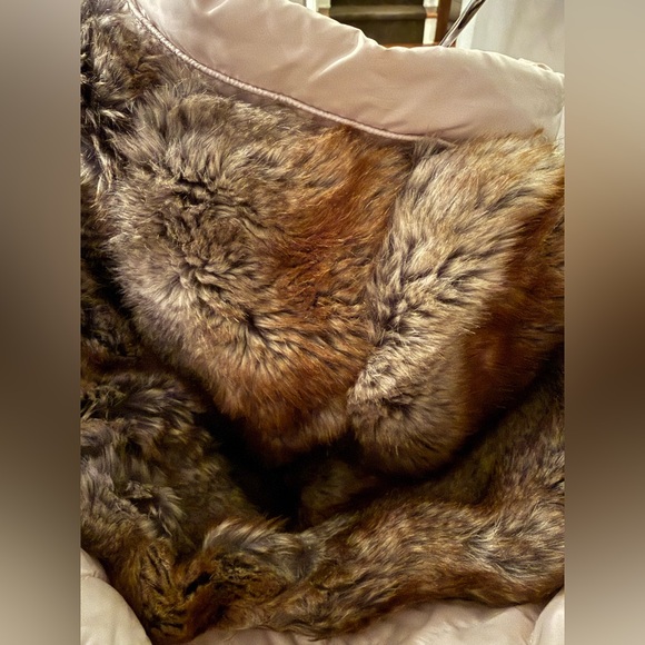 Laundry by Design Off-White Puffer Jacket with Faux Fur - Picture 9 of 11